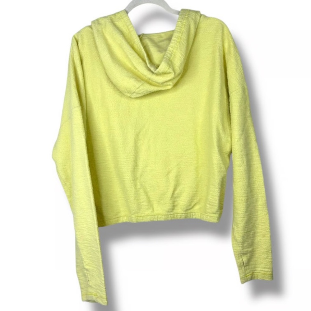 Free People Movement Criss Cross Cropped Cotton Hoodie - Picture 2 of 15